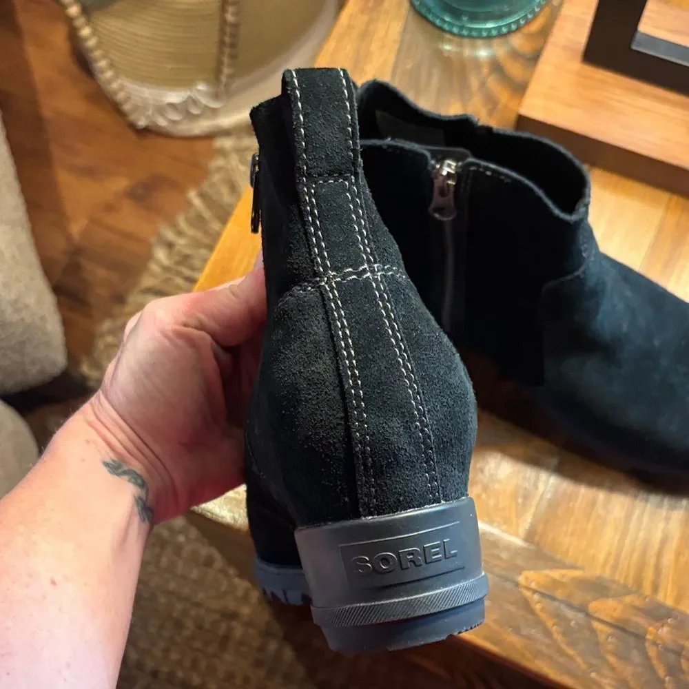 Black Suede Ankle Boots